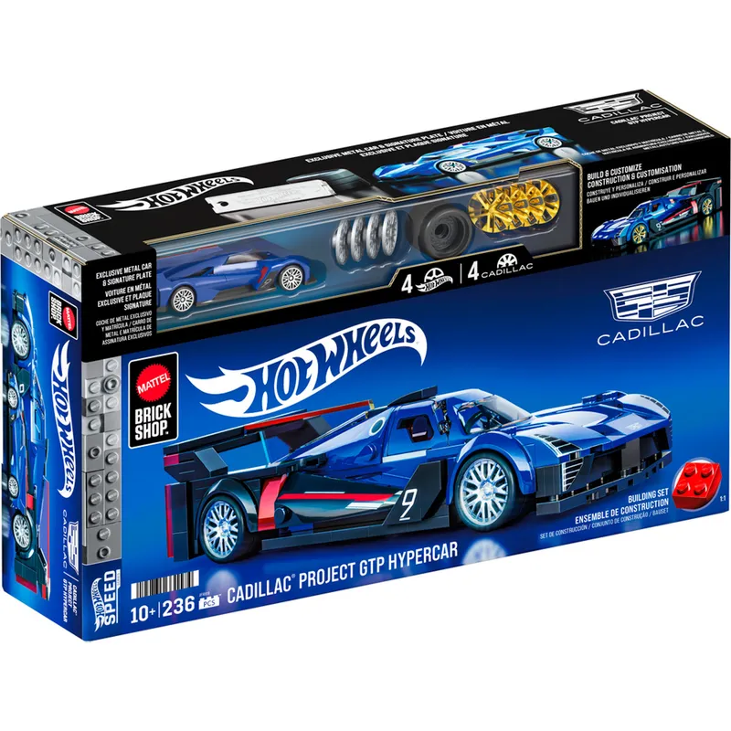 MEGA - Hot Wheels Juguete Speed Cadillac Project GTP Brick Shop Mega
