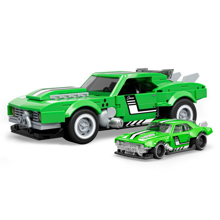 MEGA Hot Wheels Juguete Speed 68 Custom Camaro Brick Shop Mega