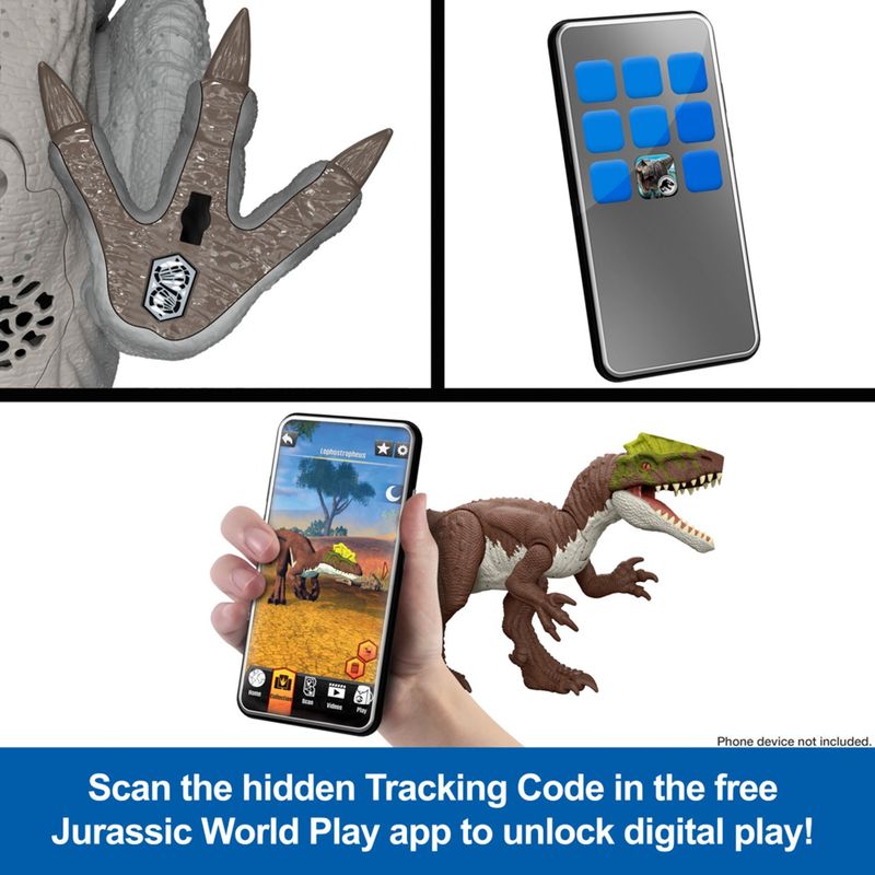 JURASSIC WORLD - Dinosaurio Rebirth T-Rex Mordida Destructora Jurassic World