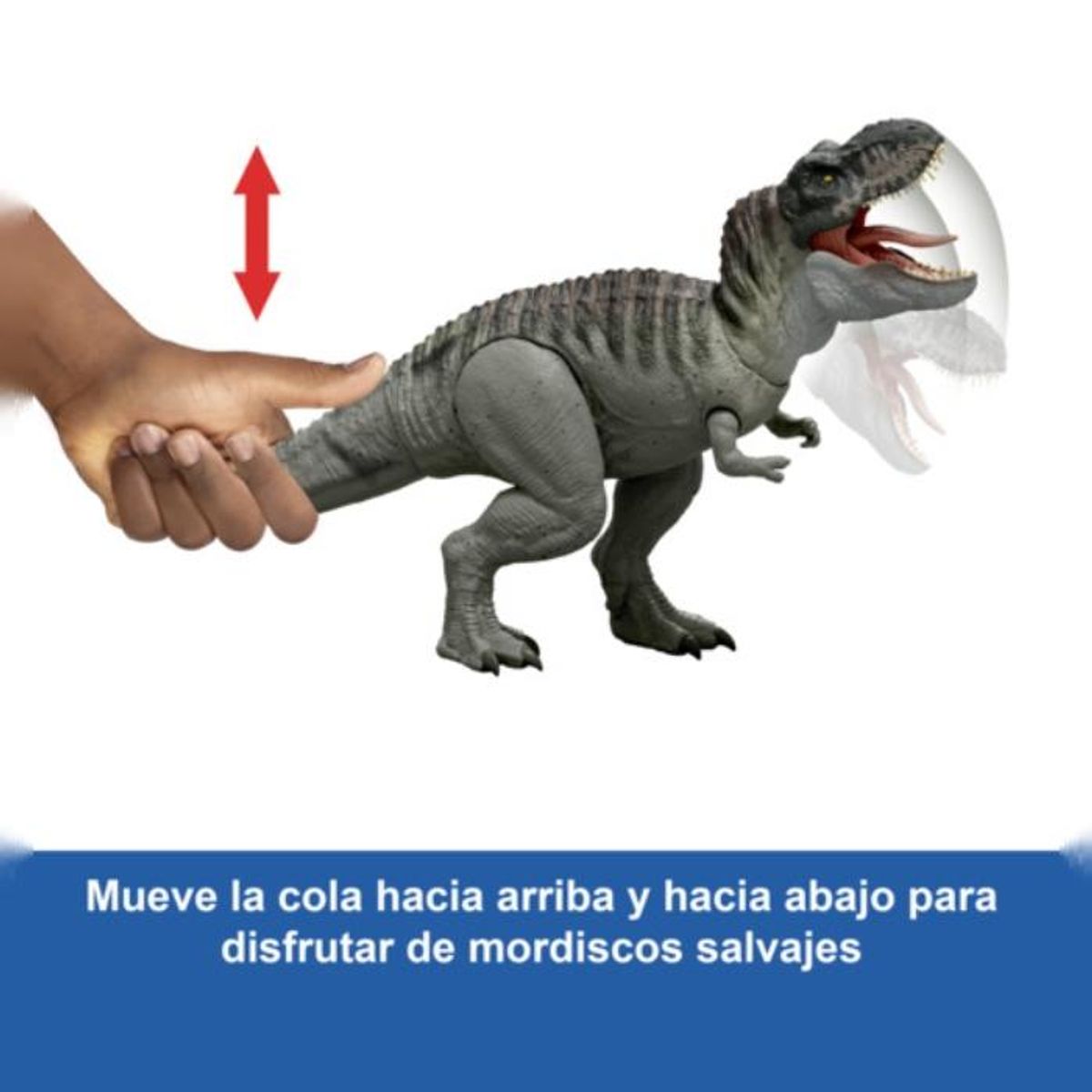 JURASSIC WORLD - Dinosaurio Rebirth T-Rex Mordida Destructora Jurassic World