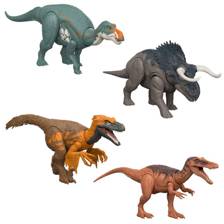 JURASSIC WORLD Dinosaurio de Juguete Rebirth Rugido Salvaje