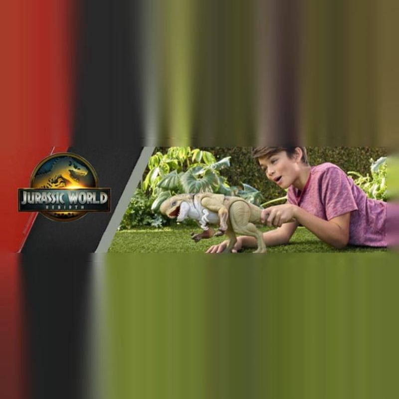 JURASSIC WORLD - Dinosaurio-Rebirth-Villano-con-Sonido-Jurassic-World