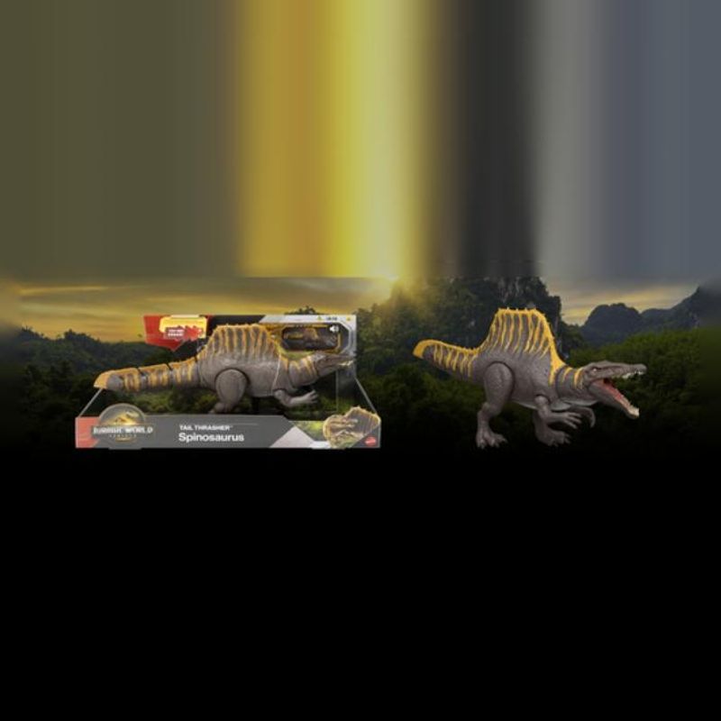 JURASSIC WORLD - Dinosaurio de Juguete Rebirth Spinosaurus Jurassic World
