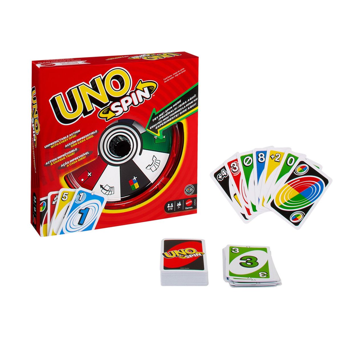 UNO - Juego de Mesa Cartas Uno Spin Nueva Edición