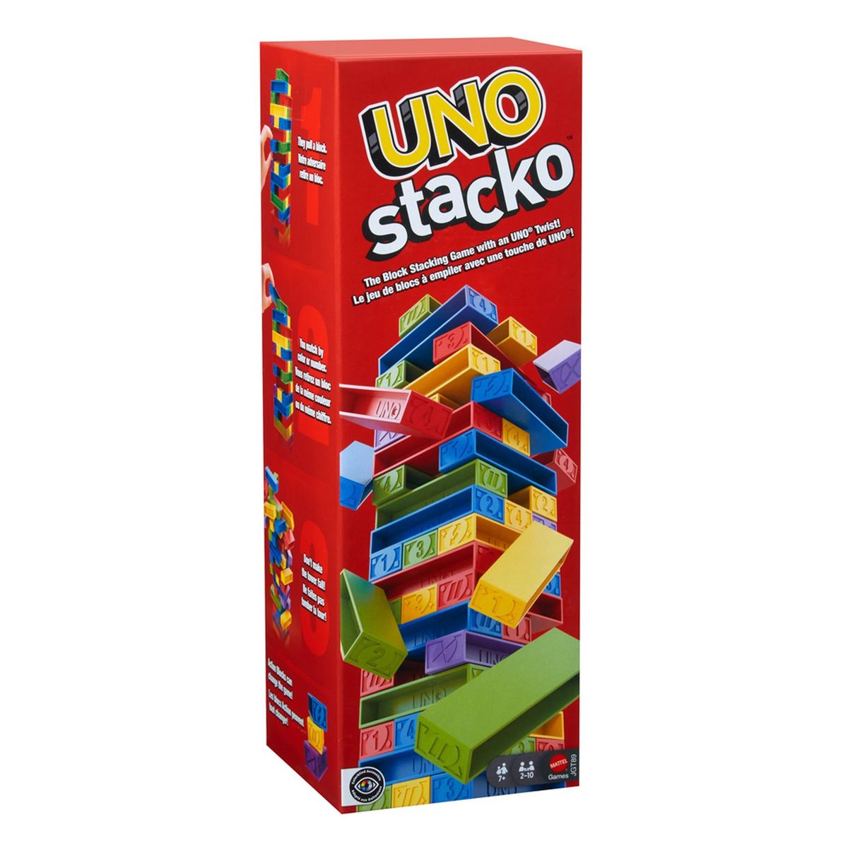 UNO - Juego de Mesa Cartas Uno Stacko Segunda Versión Para Niños