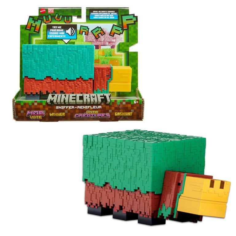 MINECRAFT Vanilla Figura De Acción Sniffer De 3.25"