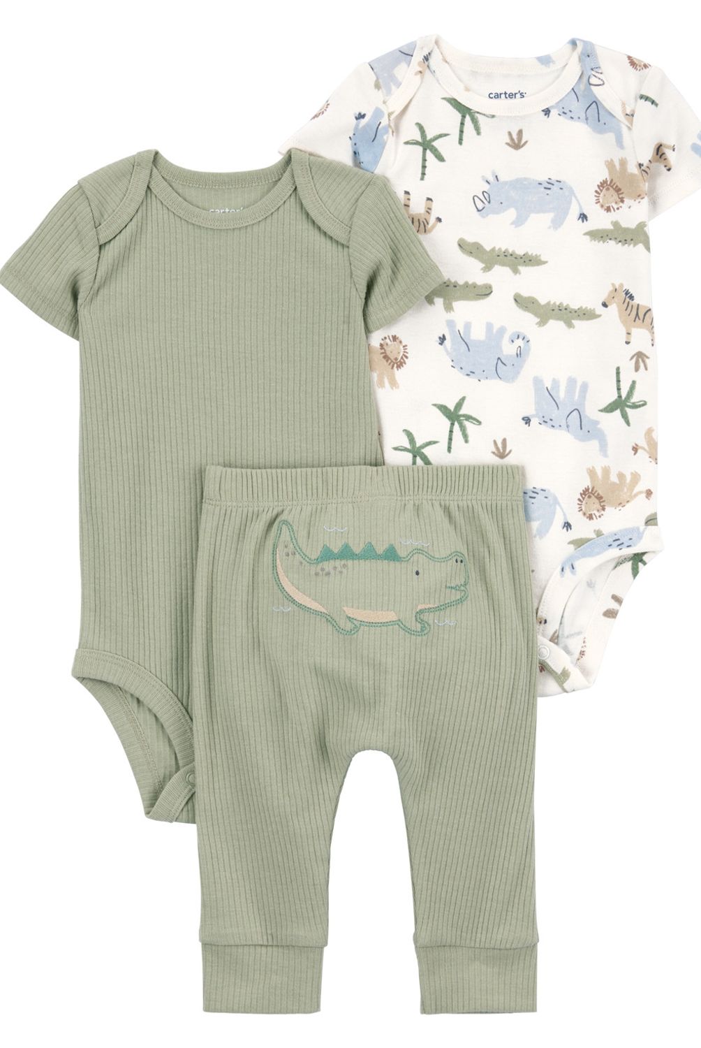 CARTER'S - Conjunto 3 Piezas Pantalon Y Dos Body Bebé Niño Bebé Niño Carter's