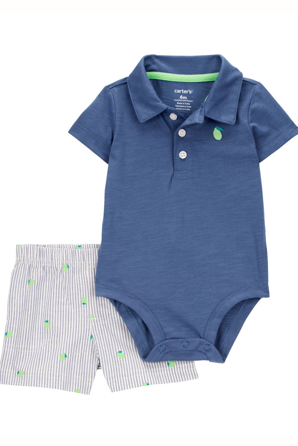 CARTER'S - Conjunto 2 Piezas Body Y Short Bebé Niño Carter's