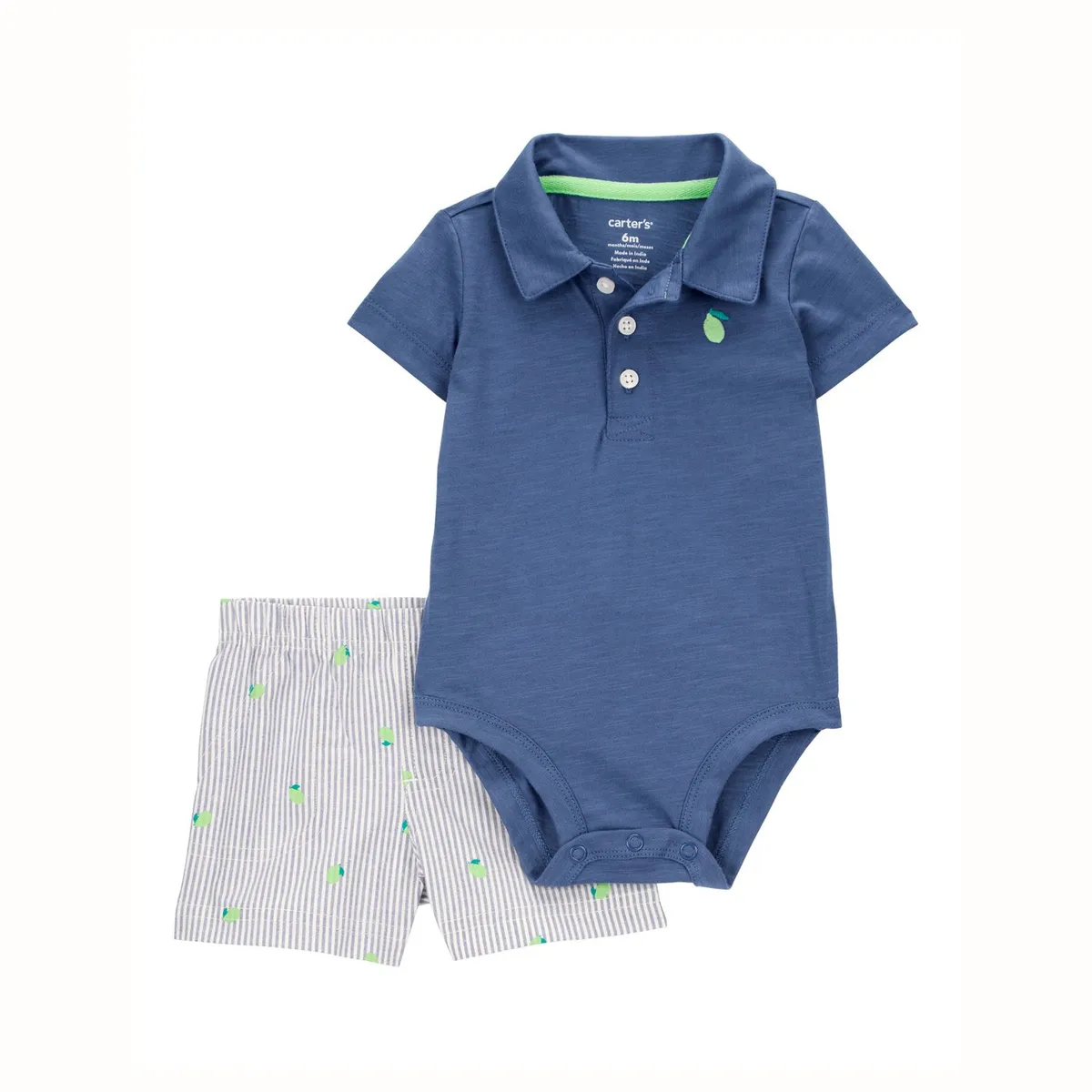CARTER'S - Conjunto 2 Piezas Body y Short Bebé Niño Carter's