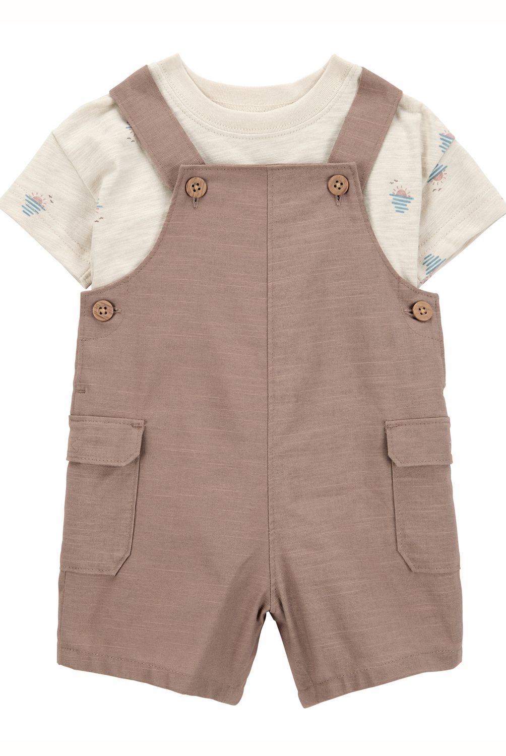 CARTER'S - Conjunto 2 Piezas Polera Y Jardinera Bebé Niño Carter's