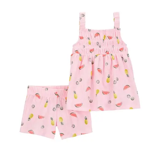 CARTER'S - Conjunto 2 Piezas Blusa y Short Niña