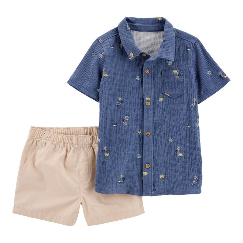 CARTER'S - Conjunto 2 Piezas Camisa Y Short Niño Carter's
