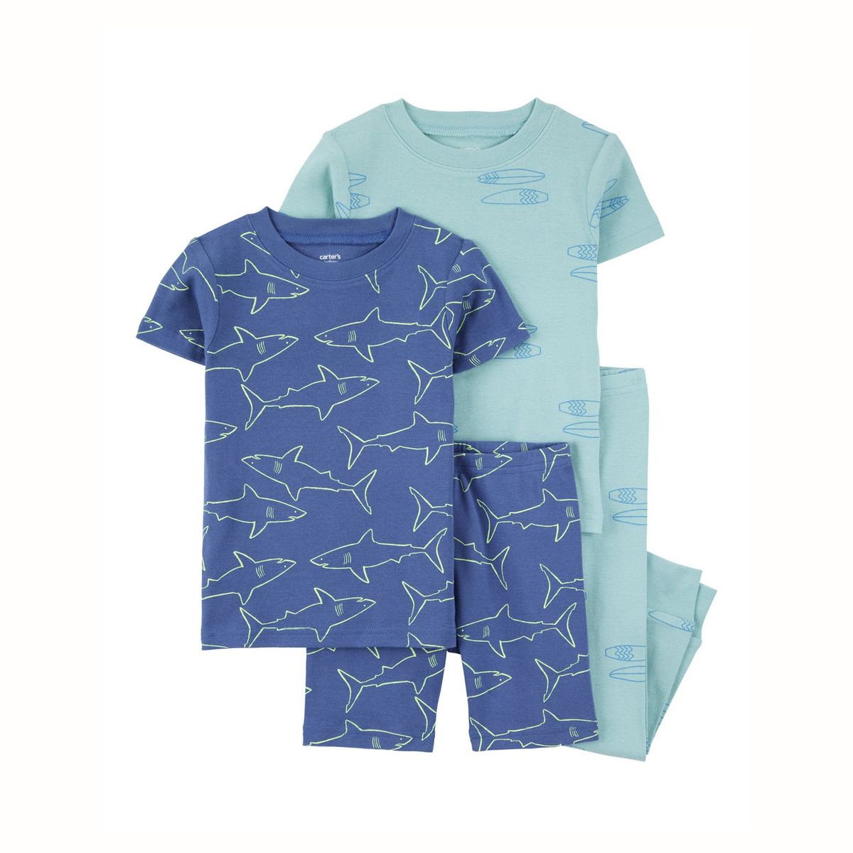 CARTER'S - Pijama 4 Piezas Algodón Bebé y Niño Carter's