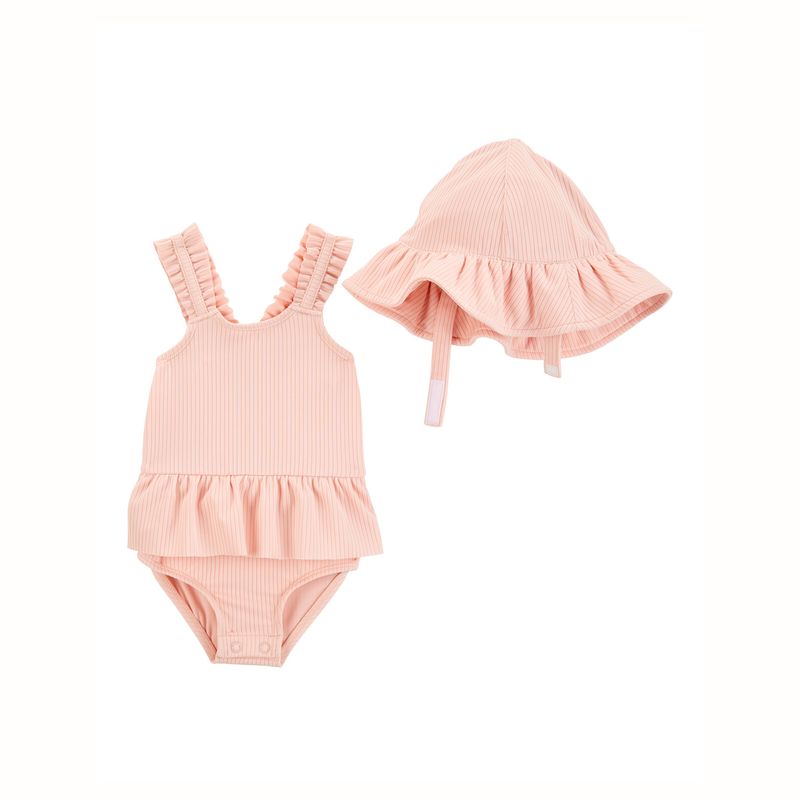 CARTER'S - Traje de Baño 2 Piezas Protección Solar UV 50+ Bebé Niña Carter's