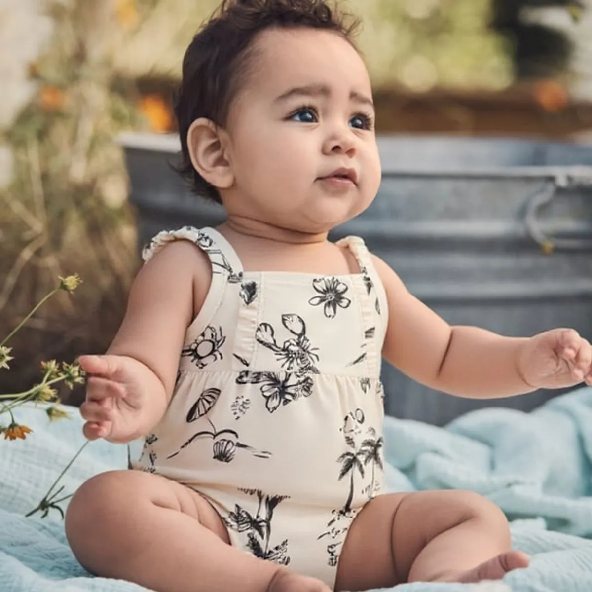 CARTER'S - Traje de Baño Protección Solar UV 50+ Bebé Niña Carter's