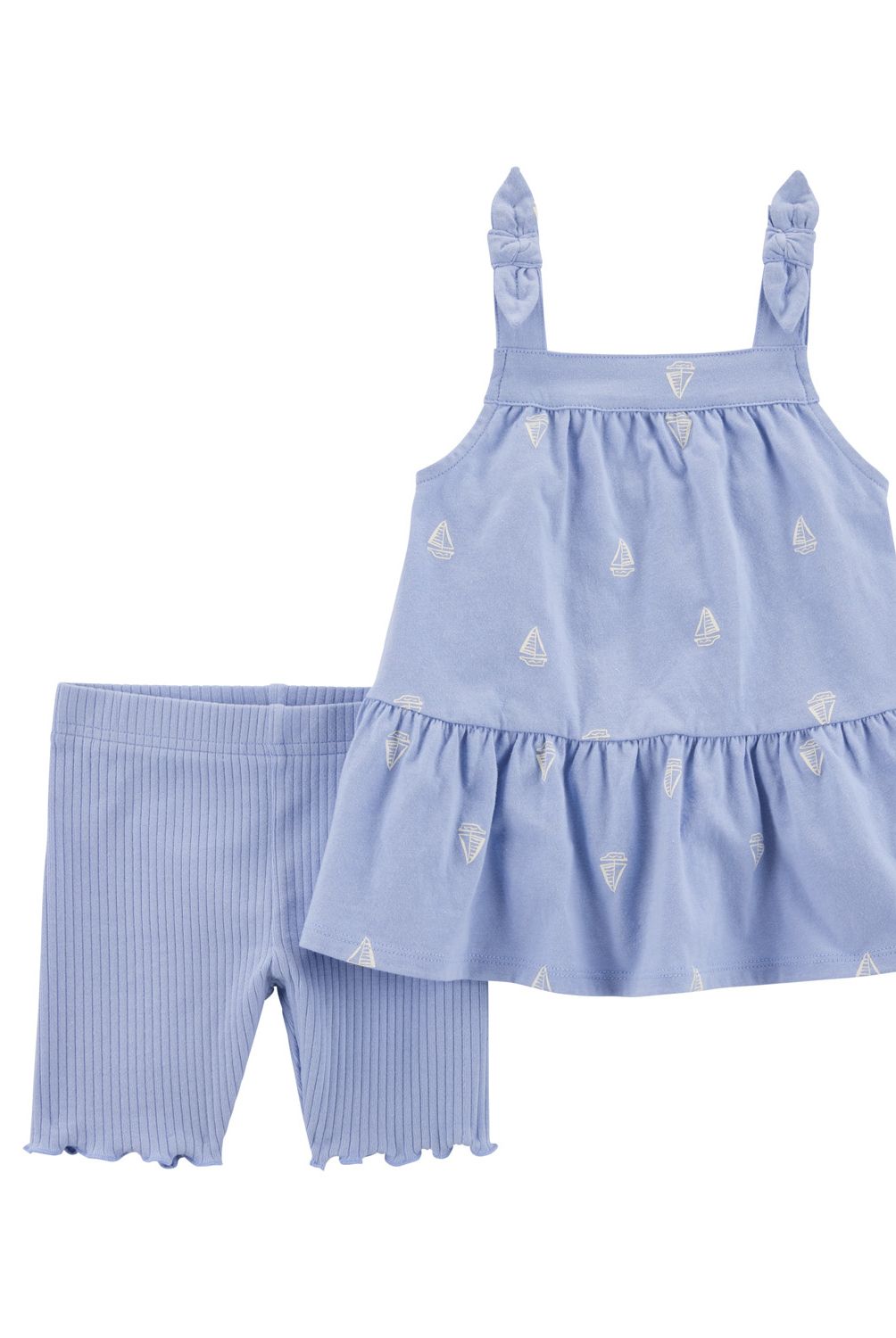 CARTER'S - Conjunto 2 Piezas Blusa Y Short Tipo Calza Niña Carter's