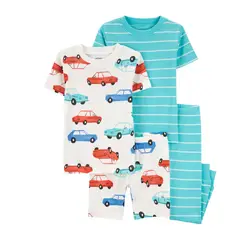 CARTER'S - Pijama 4 Piezas Algodón Bebé y Niño