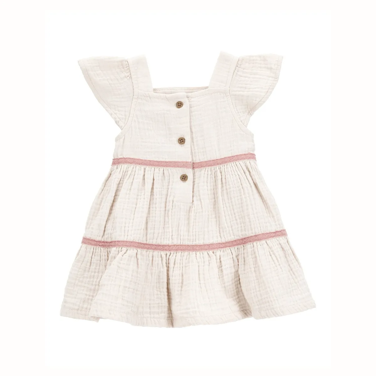 CARTER'S - Vestido con Cubre Pañal Algodón Bebé Niña Carter's