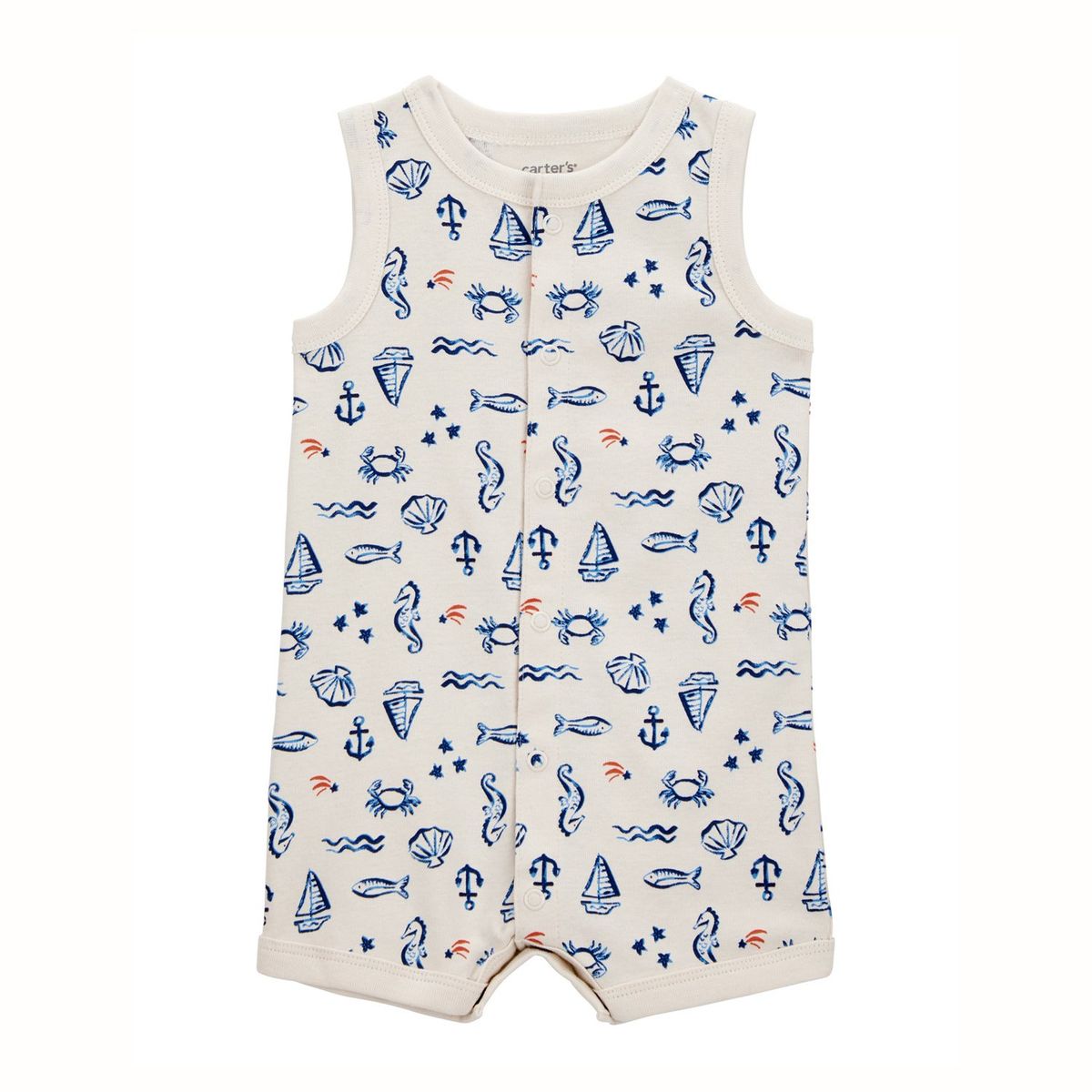 CARTER'S - Enterito Estampado Algodón Bebé Niño Carter's