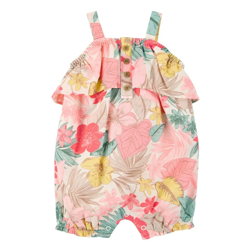 CARTER'S - Enterito Estampado Algodón Bebé Niña Carter's