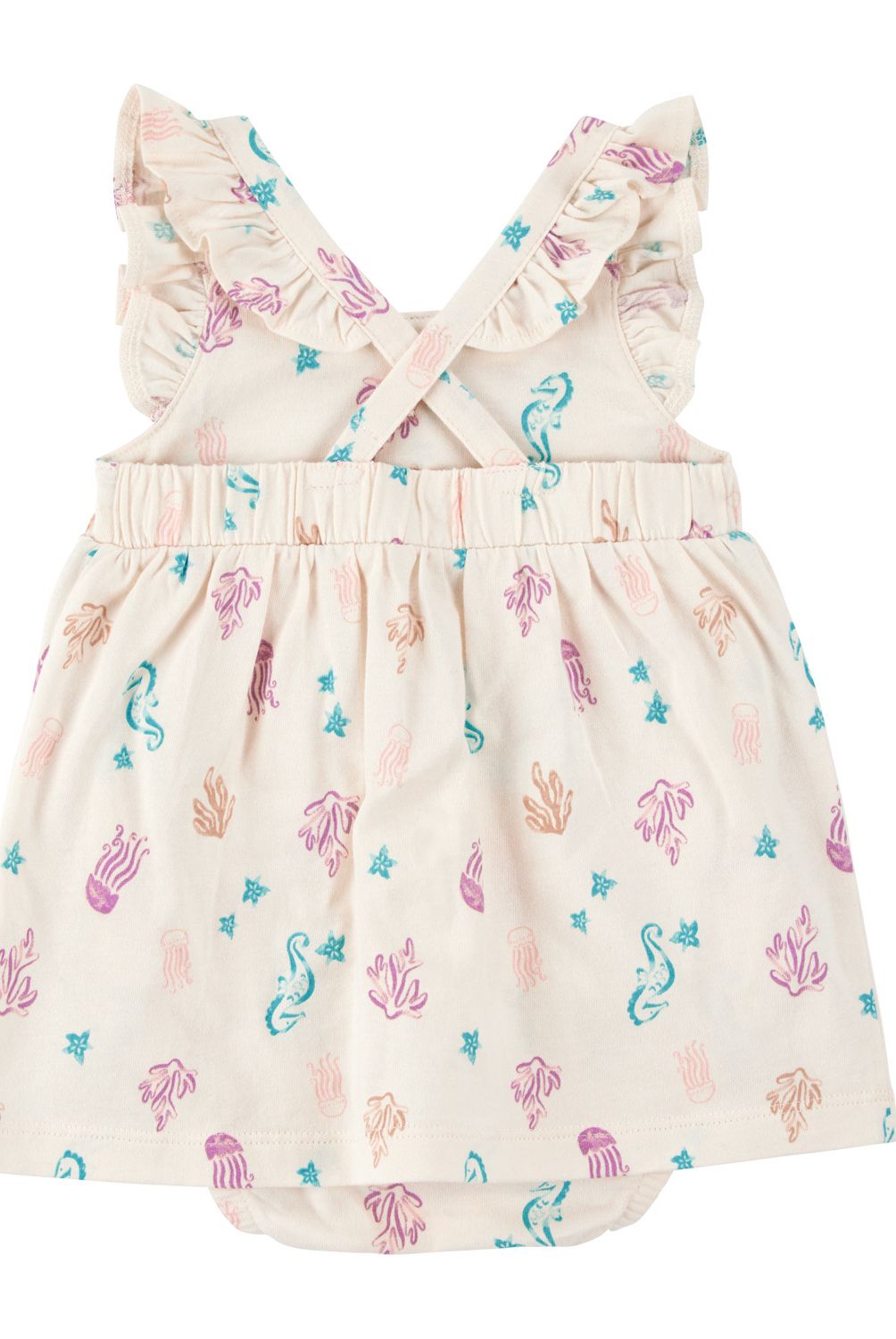 CARTER'S - Vestido Algodón con Cubre Pañal Bebé Niña Carter's