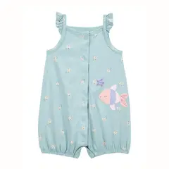 CARTER'S - Enterito Aplicación Algodón Bebé Niña