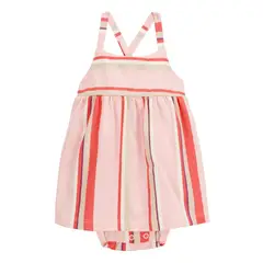 CARTER'S - Vestido Algodón con Cubre Pañal Bebé Niña