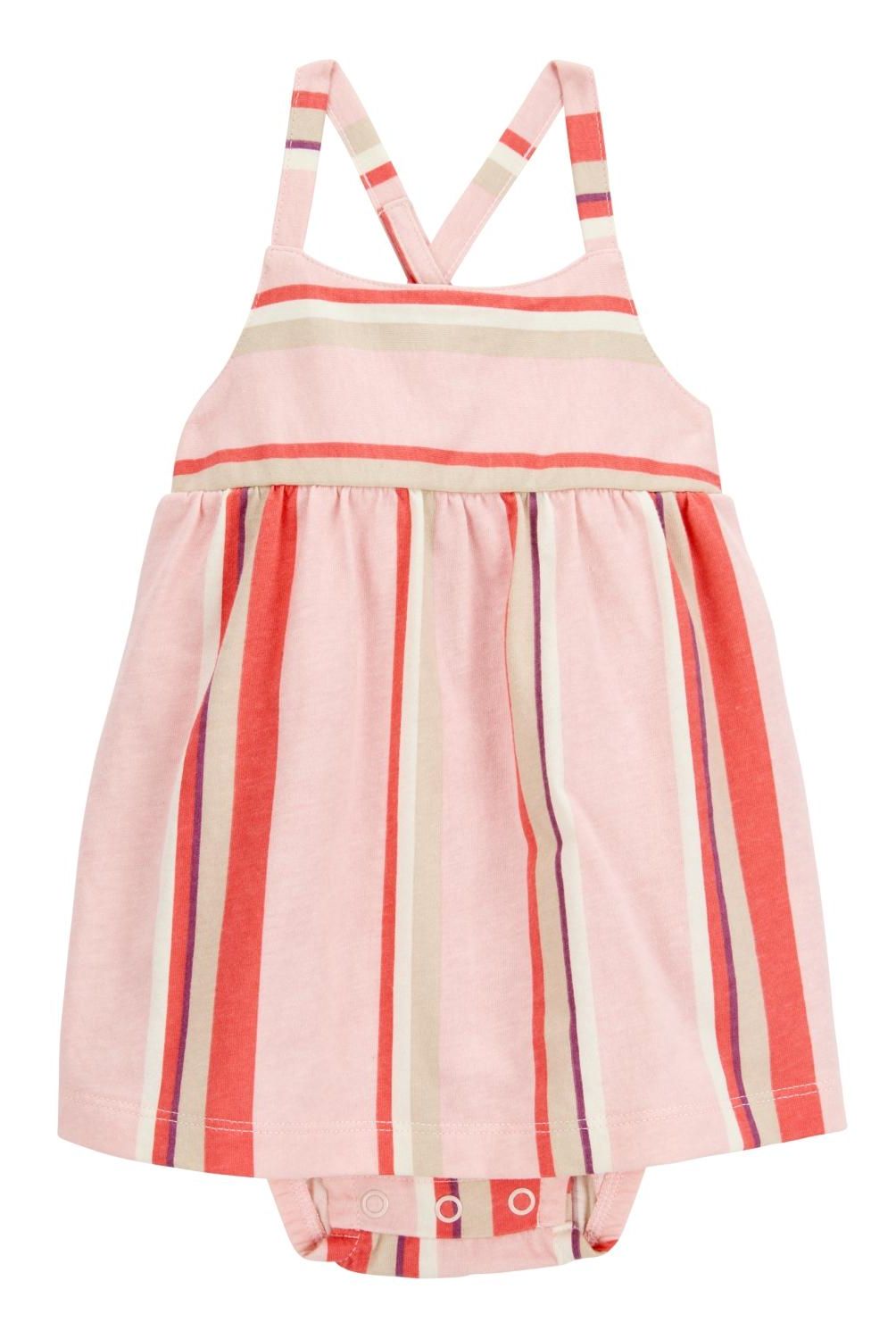 CARTER'S - Vestido Algodón con Cubre Pañal Bebé Niña Carter's