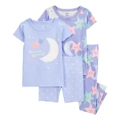 CARTER'S - Pijama 4 Piezas Niña