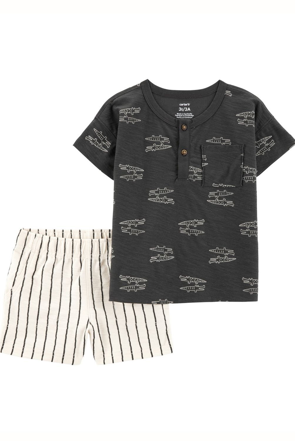 CARTER'S - Conjunto 2 Piezas Polera Y Short Niño Carter's