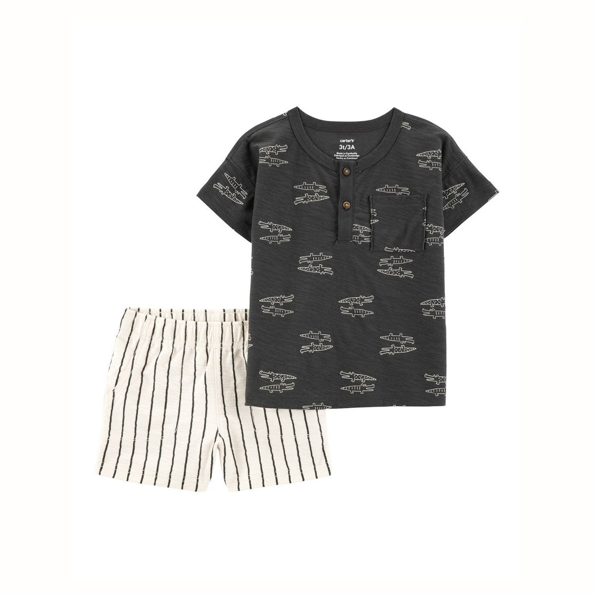 CARTER'S - Conjunto 2 Piezas Polera y Short Niño Carter's