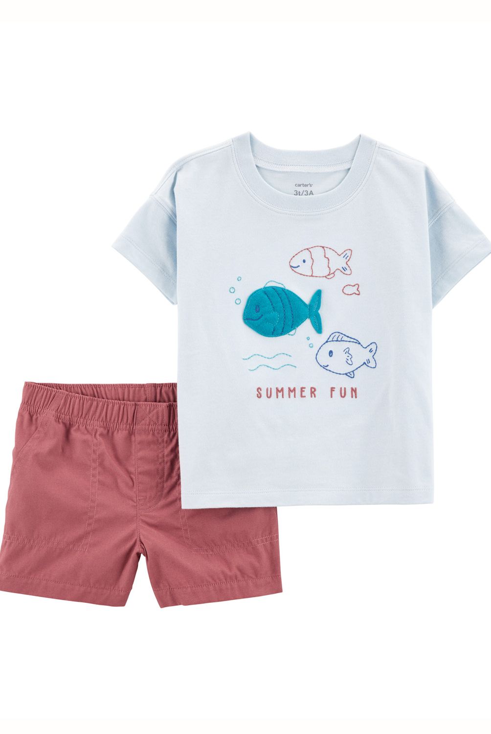CARTER'S - Conjunto 2 Piezas Polera Y Short Niño Carter's