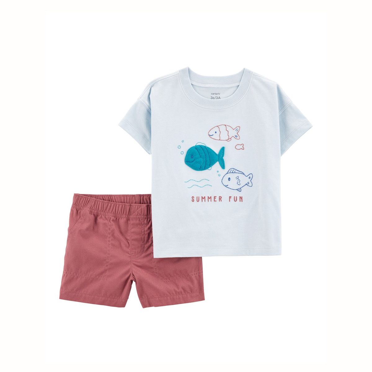 CARTER'S - Conjunto 2 Piezas Polera y Short Niño Carter's