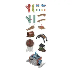 THOMAS & FRIENDS - Pista Motorizada ¡Entrega los Barriles!