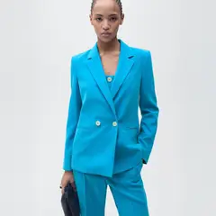 MANGO - Blazer Traje Recta Mujer
