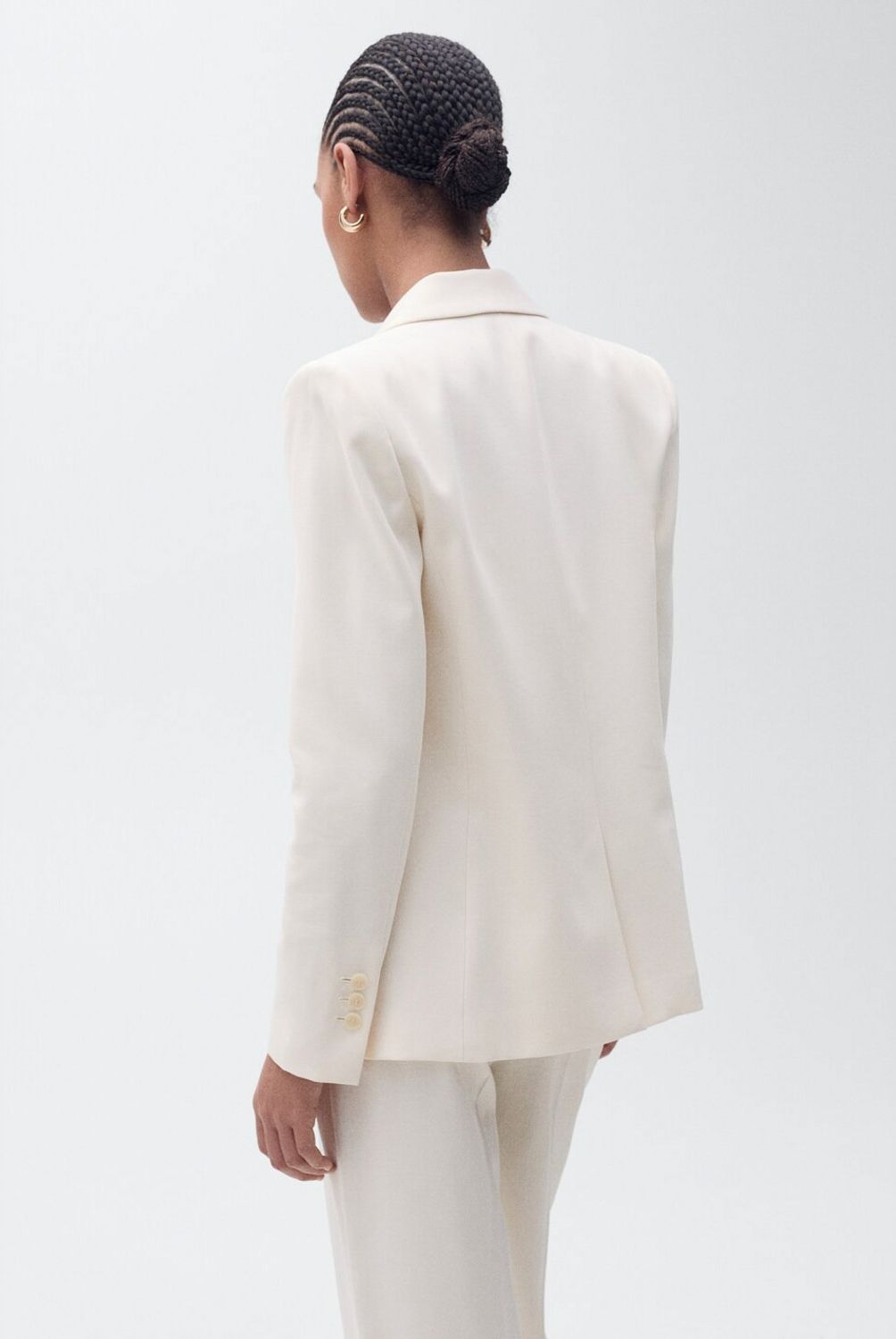 MANGO - Blazer Traje Recta Mujer Mango