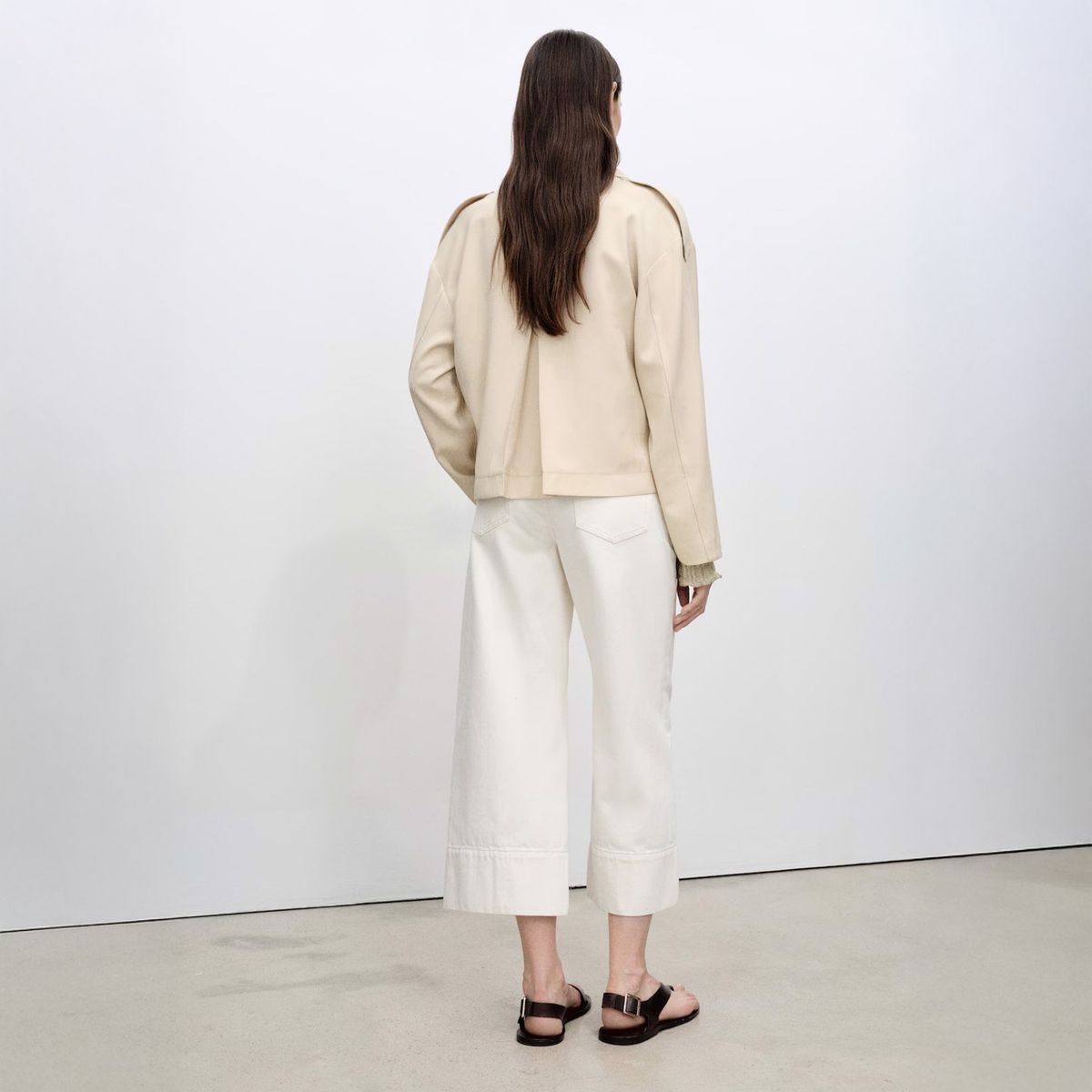 MANGO - Jeans Wide Leg Tiro Medio Mujer Mango