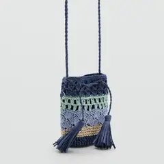 MANGO KIDS - Mini Bolso Combinado Niña