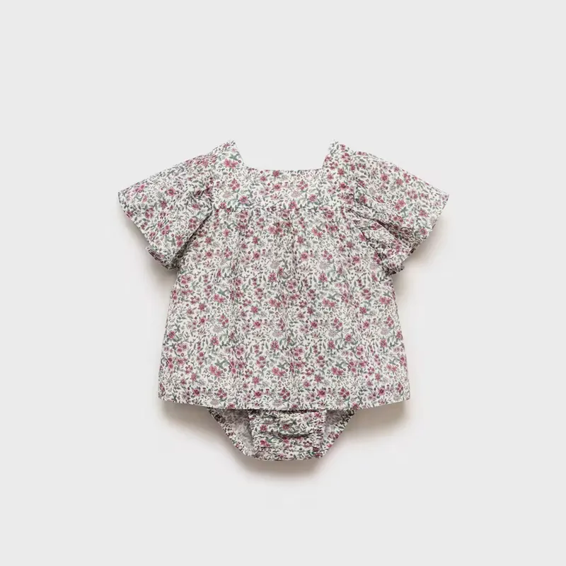 MANGO KIDS - Vestido y Ranita Estampado Bebé Niña Mango Kids