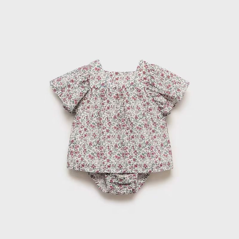 MANGO KIDS - Vestido y Ranita Estampado Bebé Niña Mango Kids