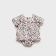 MANGO KIDS - Vestido y Ranita Estampado Bebé Niña