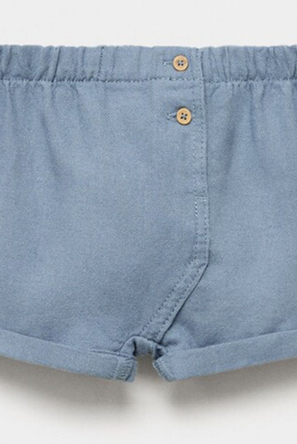 MANGO KIDS - Shorts Lino Y Algodón Unisex Bebé Mango Kids