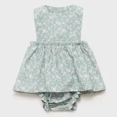 MANGO KIDS - Vestido y Ranita Estampado Bebé Niña