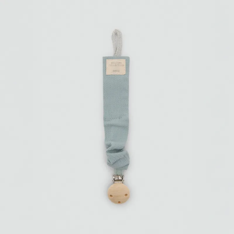 MANGO KIDS - Portachupete Broche Textura Unisex bebé Mango Kids