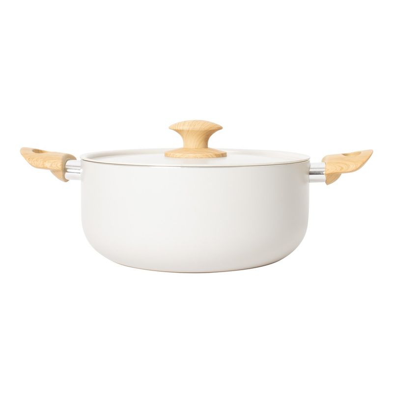 ILKO - Olla 24 Cm Cerámica White Ceramic Ilko