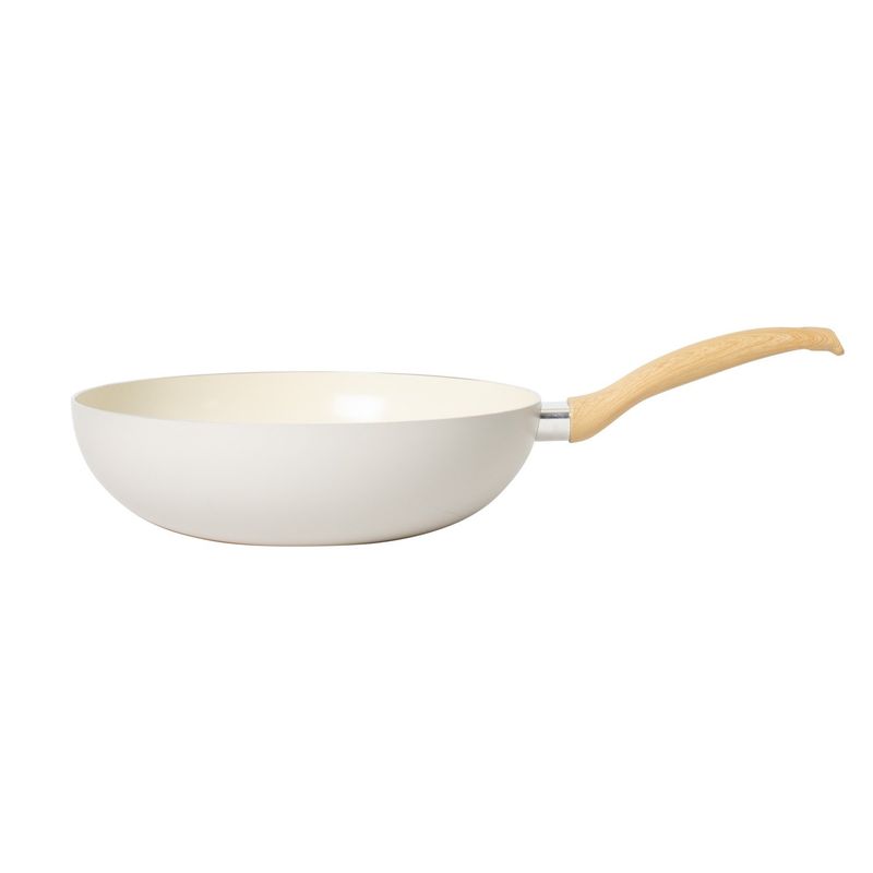 ILKO - Wok 28 Cm Cerámica White Ceramic Ilko