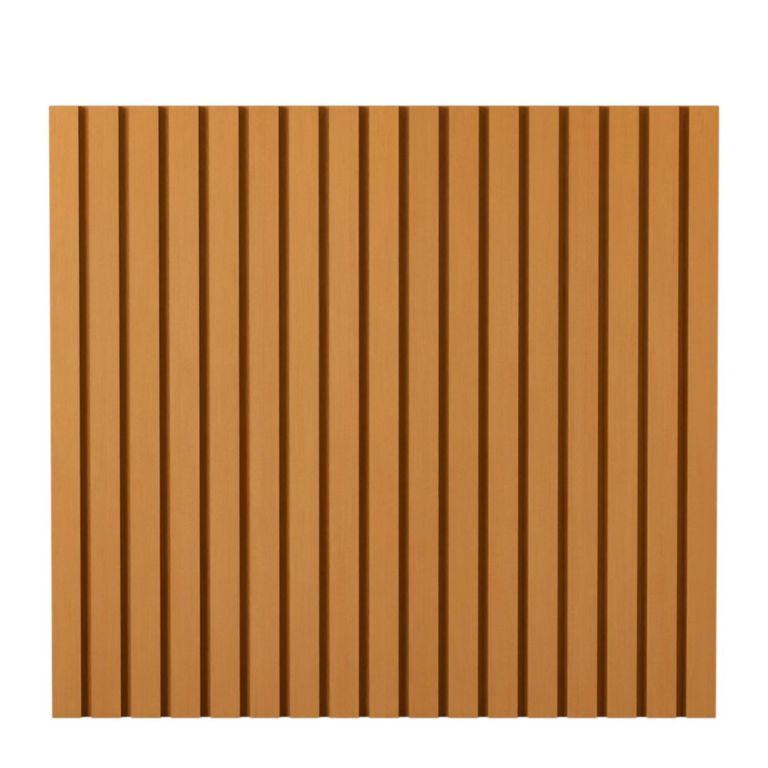 Respaldo Panel Single Madera Caramelo 24mm