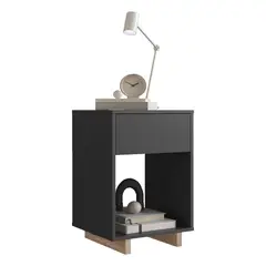 BE DESIGN - Velador 1 Cajon Gris