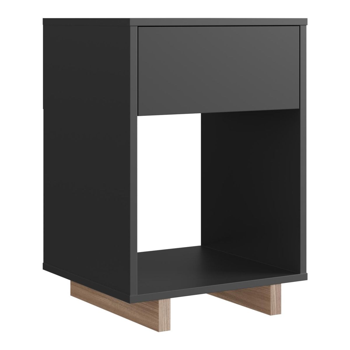 BE DESIGN - Velador 1 Cajon Gris Be Design