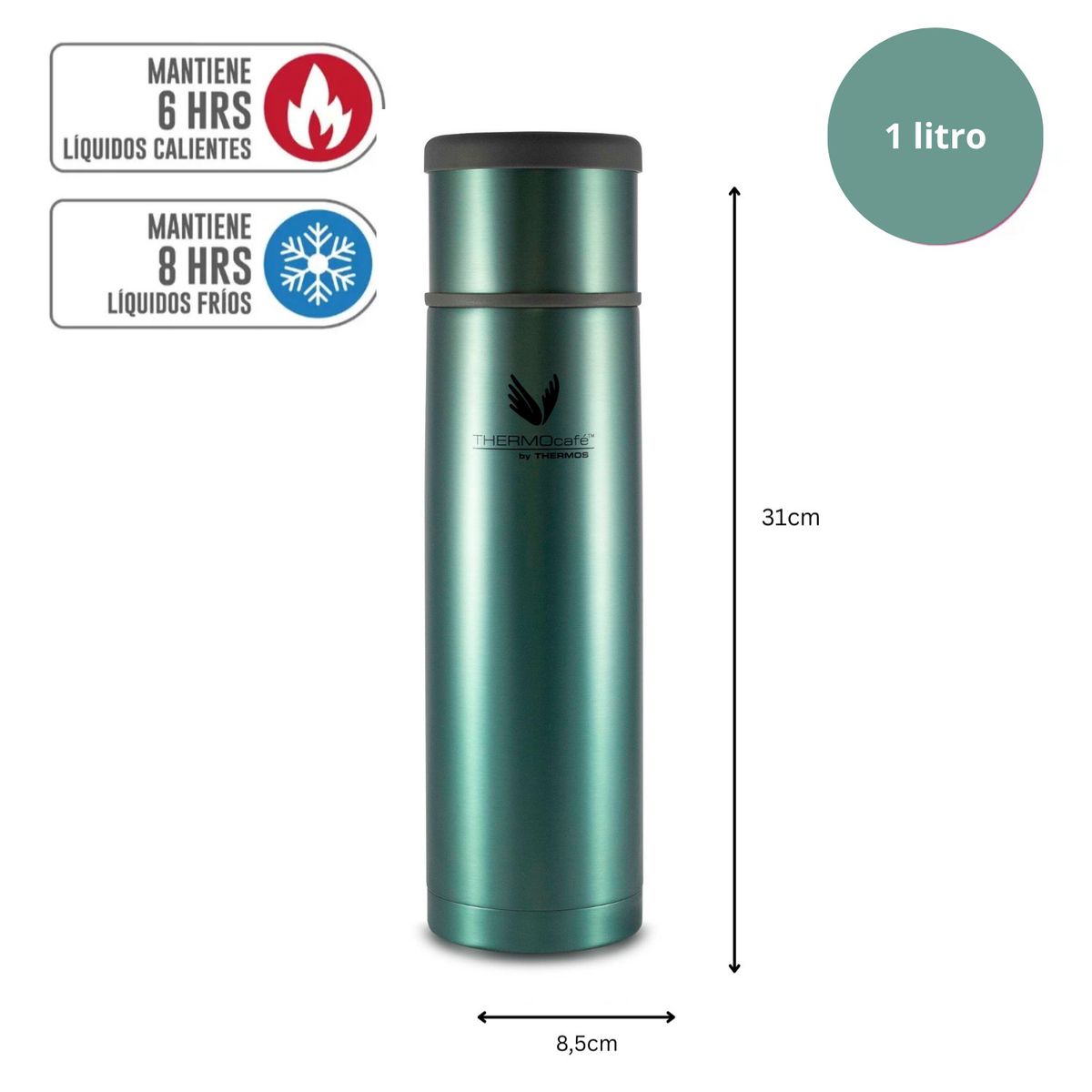 THERMOS - Termo Líquido 1 Litro Every Night Acero Inoxidable Thermos